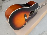 free shipping custom 6 string 41 inch guitaracoustic guitar folk guitarspruce solid wood boardsunburst guitarmahogany neck