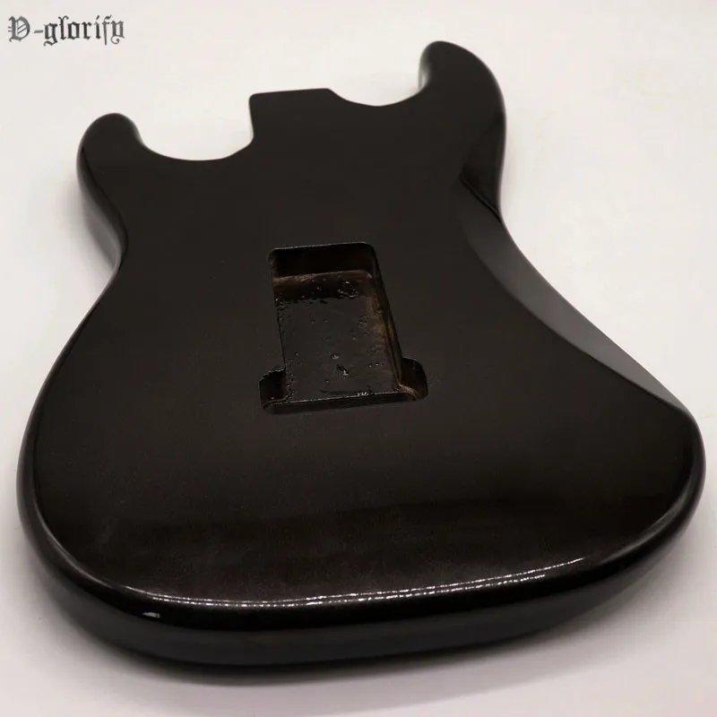 st gitarre körper und floyd rose fräsen elektrische gitarre körper strat st gitarre körper st körper metallic schwarz gro