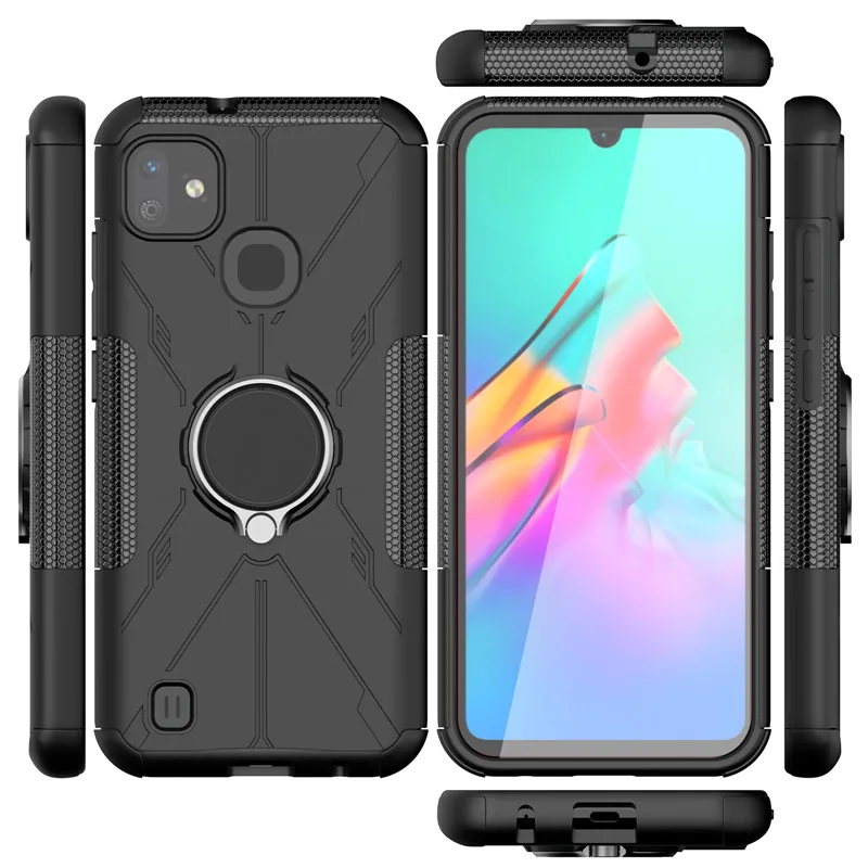 Shockproof Cover For Infinix Smart HD 2021 Case Infinix Hot 10s Cover Hard Holder Back Protective Bumper For Infinix Hot 10 Play
