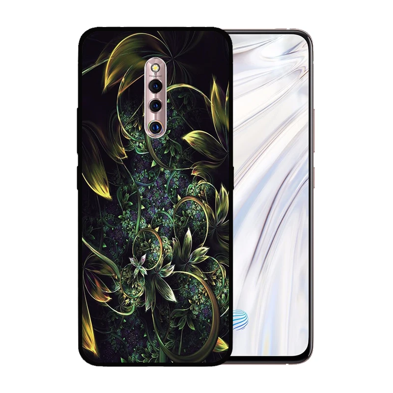 Мягкий силиконовый черный чехол ТПУ для VIVO X27 Pro X23 X21 X20 X7 X9S Plus Fantasy Ретро Винтажный