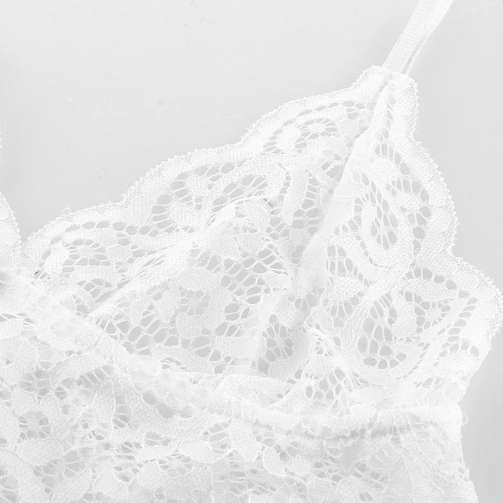 

3PC Women Sexy Lingerie Lace Bra Set Thong Temptation Transparent Underwear Erotic Porno Lenceria Ladies Nightwear Babydolls