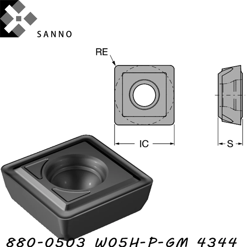 Бесплатная доставка 880 0503 05H C GM 1044 0503w05h P GM4024 W05H 4344 coro вставки для дрели cnc карбид