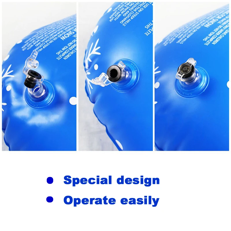 

Winter Snow Tubing Inflatable Ski Circle Cold Resistant PVC Outdoor Sport Kids Toys Snow Tube Skiing Accessories For Children