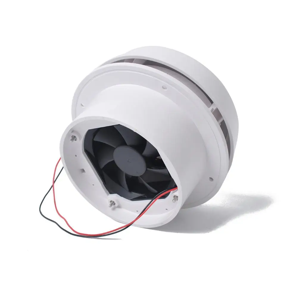 12V RV Top Mounted Two-way Air Vent Grille Silent Fan Modification Accessories