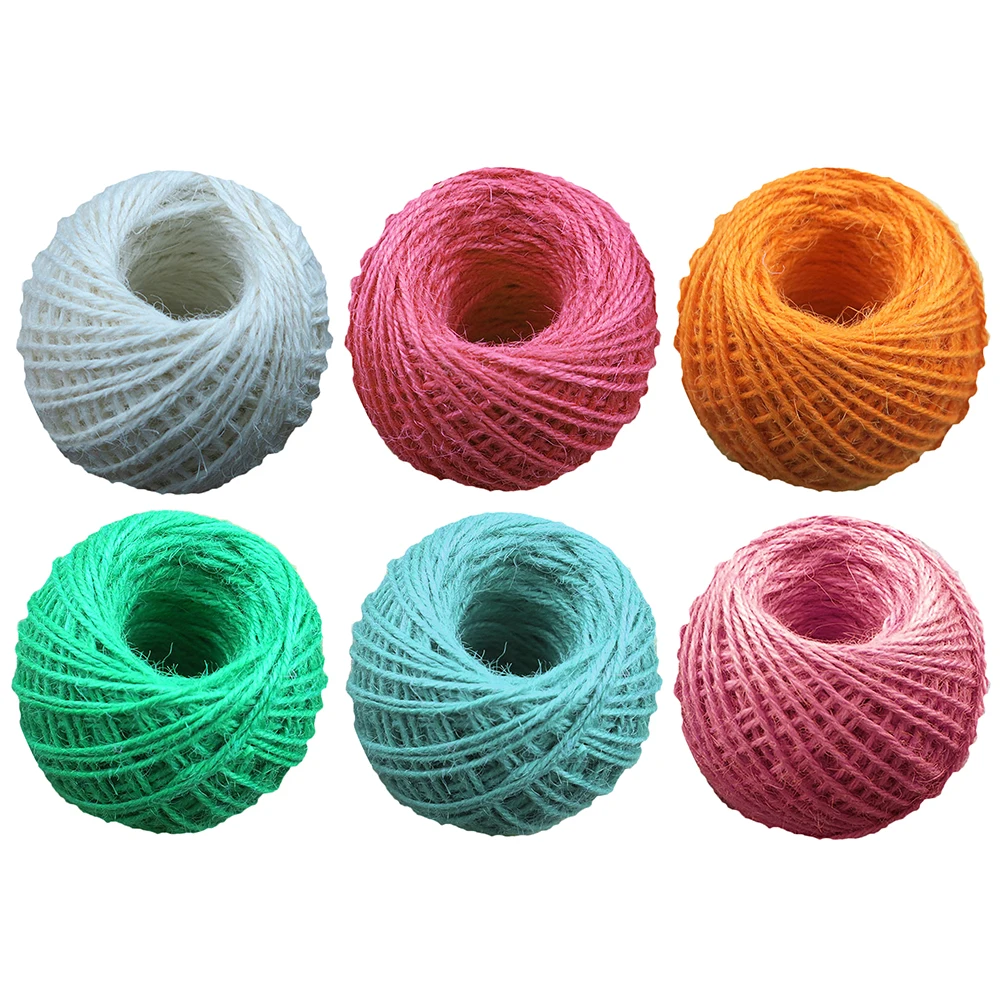 Натяжной канат длиной 25 м натуральный шпагат шнур джутовый Веревка DIY Декор