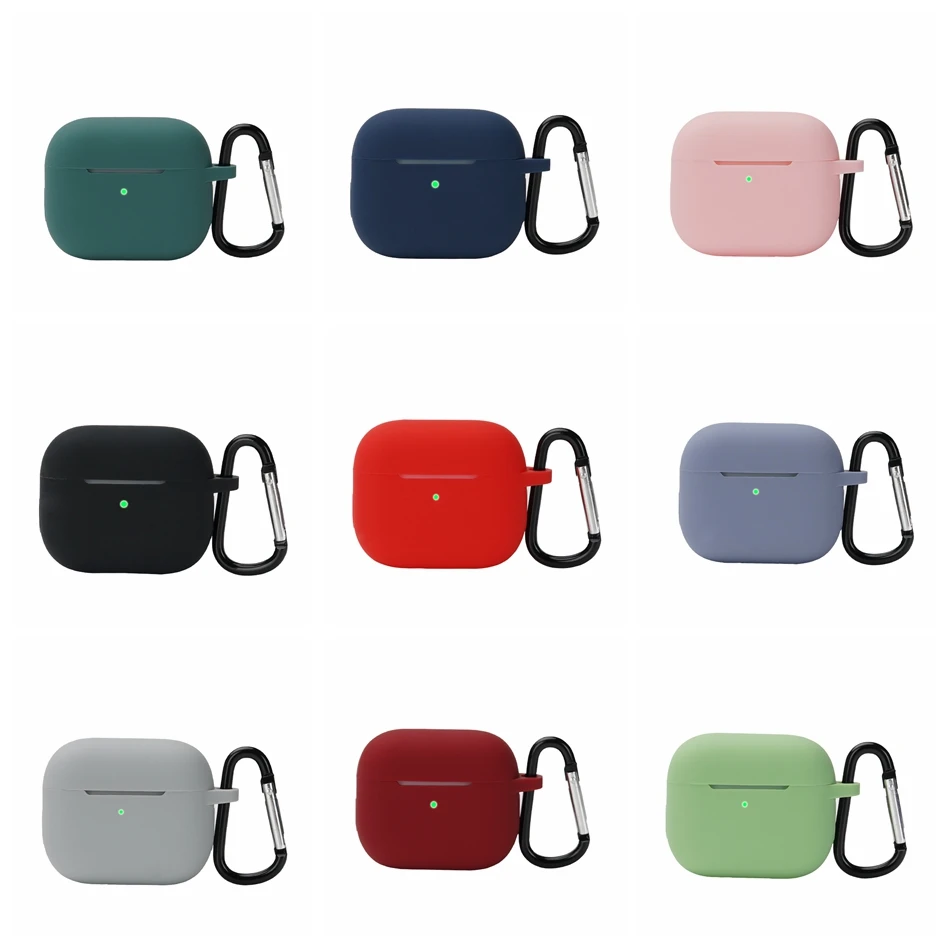 

(2021) Новый чехол для Apple Airpods 3 однотонный противоударный силиконовый чехол для Airpods3 чехол для беспроводных Bluetooth наушников air pods 3