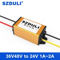 low power 48v to 24v 1a 1 5a 2a dc regulator high temperature 48v to 24v voltage converter dc dc reducer