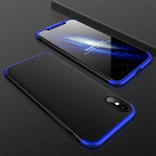 bright-blue-black RONTREE Роскошный чехол для iPhone 5 5S SE для телефона 6 6S 7 8 plus x xs чехол s грязеотталкивающий противоударный чехол для телефона - Цвет: bright-blue-black