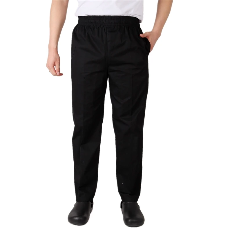 Pants Style 5 Мода эластичный пояс шеф-повара униформа брюки шапки мужской костюм рабочая одежда повара Кухня полосатые брюки дышащий необычный костюм - Цвет: Pants Style 5