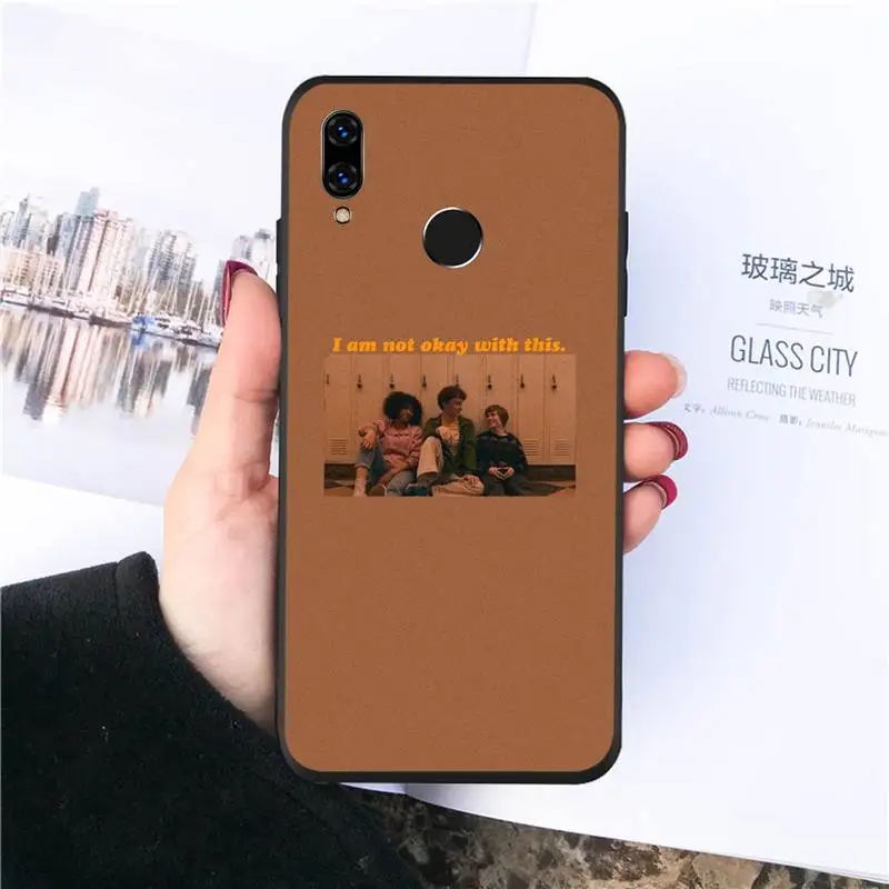 

I am not okay with this TV series Phone Case For Huawei honor Mate P 10 20 30 40 Pro 10i 9 10 20 8 x Lite funda coque