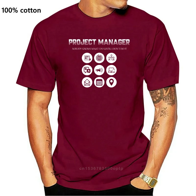 Новый бренд Project Manager никто не знает что я делаю пока Дону это футболку Мужская