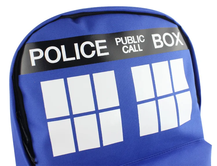 Доктор Кто Рюкзак Нейлоновый холщовый студенческий рюкзак школьная сумка