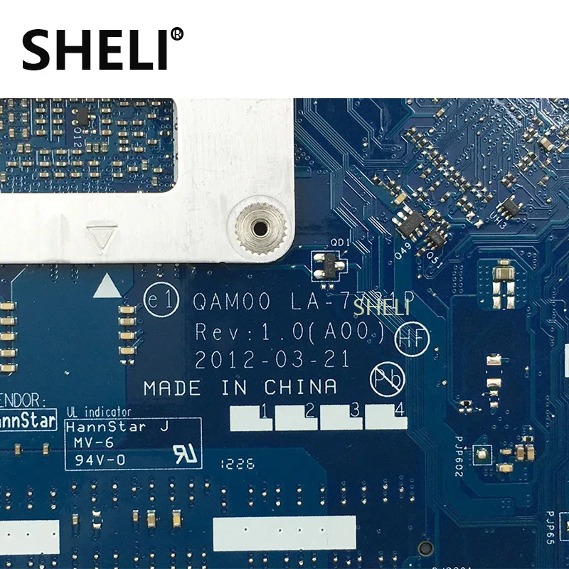Процессор SHELI для DELL CN-0H62PP 0H62PP H62PP w i3-2350M QAM00 LA-7731P Latitude E6230 материнская плата