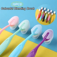 10pcsset different colors blending brushes for crafts ink paper card stamp stencil making broad application assortment