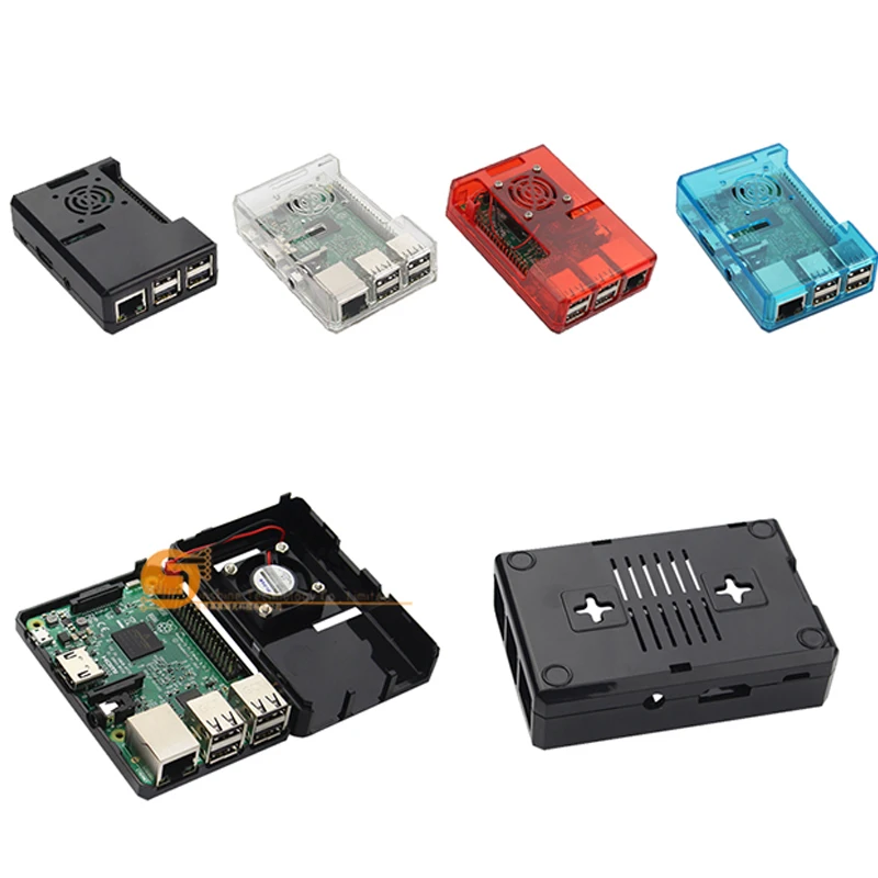 Фоточехол оболочка корпус из АБС-пластика для Raspberry PI 2 Модель B и + | Компьютеры