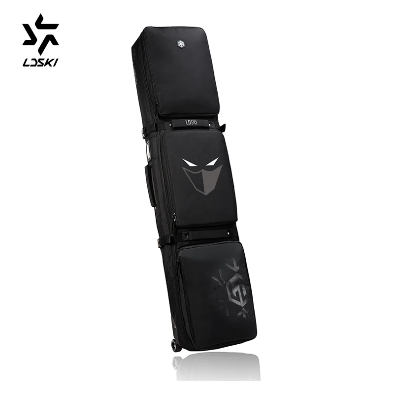 Ninja LDSKI сумка для катания на колесах, лыжная сумка для сноуборда, командная серия, сумка для шлема, зимняя Дорожная сумка из водонепроницаемого материала, сухая влажная разделенная секция - Цвет: Ninja