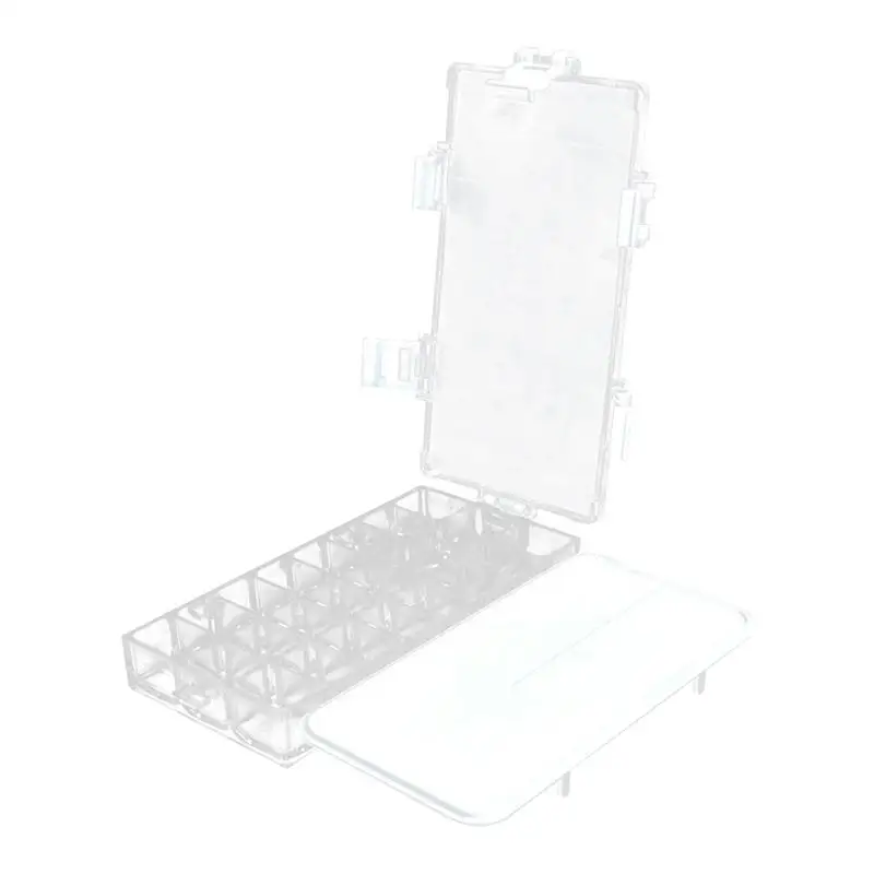 

Melmac 24 Compartments Paint Palette Box Folding Paint Tray Watercolor Painting Pallet for Painters Students