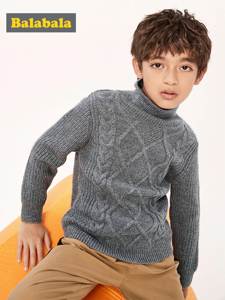 Balabala детская одежда свитер для мальчиков Новинка 2019 осень и зима детские свитера