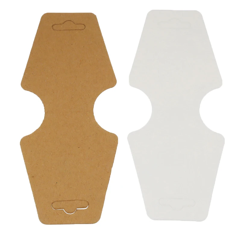 100 шт./компл. Бумага карты ценники Цепочки и ожерелья серьги Браслеты упаковка