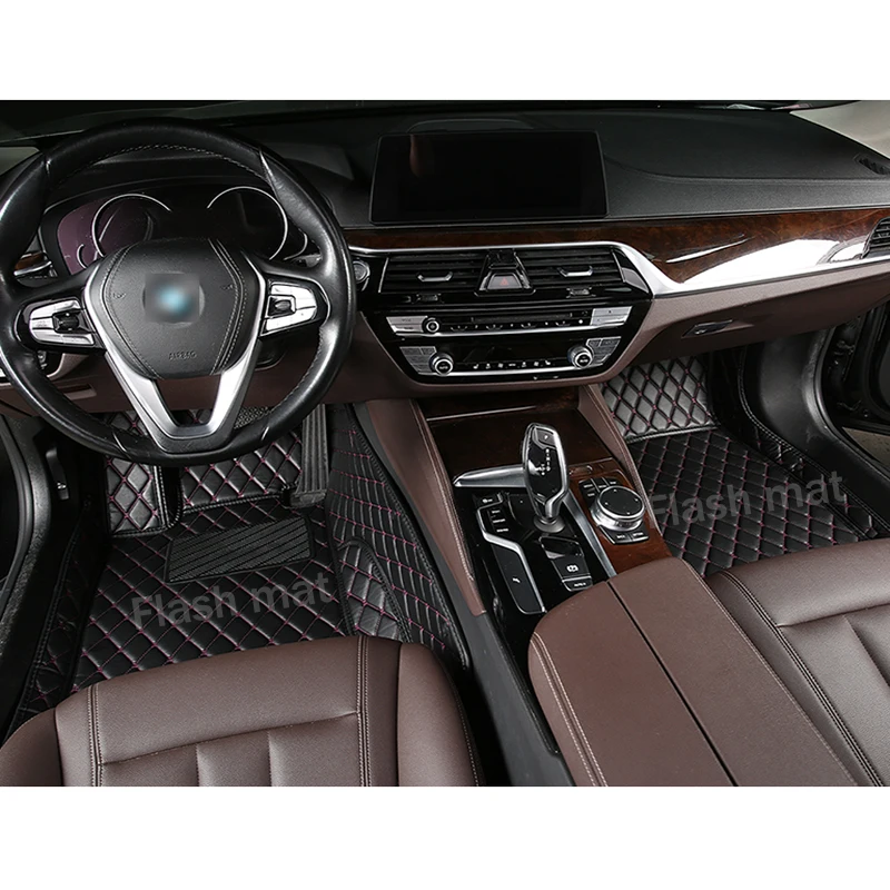 Кожаный коврик на заказ автомобильные напольные коврики для Chevrolet Corvette Tahoe Silverado