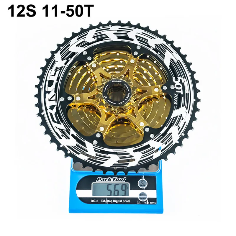 12S 11-50T gold Zracing Alpha 12s легкая кассета 12 скоростей MTB велосипед свободного хода 50T 52T Золото, совместима с M9100/XX1 GX Орел кассеты - Цвет: 12S 11-50T gold