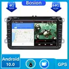 2DIN PX6 Android 10,0 Автомобильный мультимедийный DVD-плеер для Volkswagen Skoda passat b6 golf 4 5 6 polo tiguan Bora камера Canbus