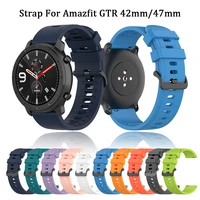 20 22mm sports soft silicone watch band for huawei watch gt 2 2e 2pro strap wristband for amazfit gtr 42mm 47mm replacement belt