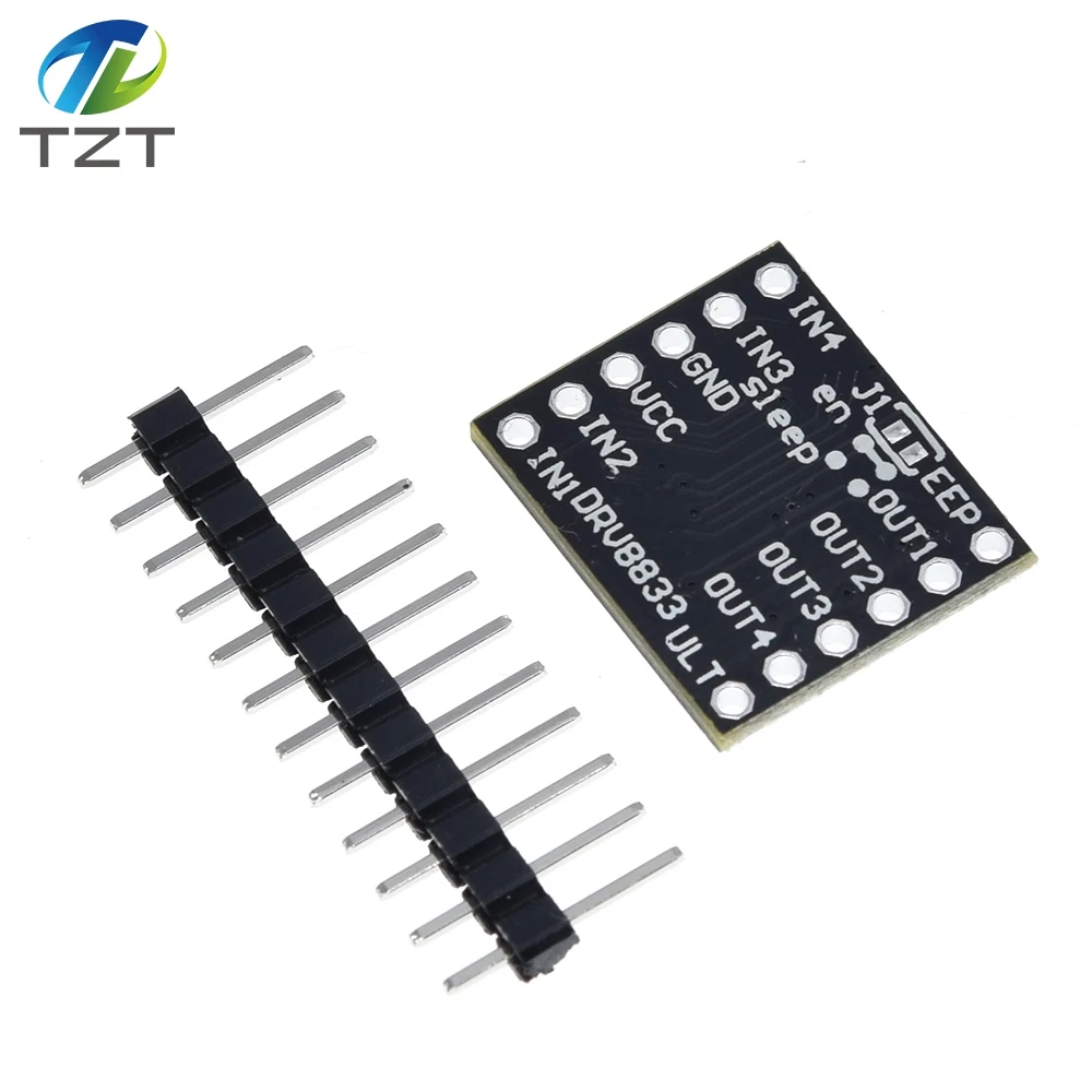 DRV8833 2 канала драйвер двигателя постоянного тока зарядная Модульная плата 1.5A 3V 10V h