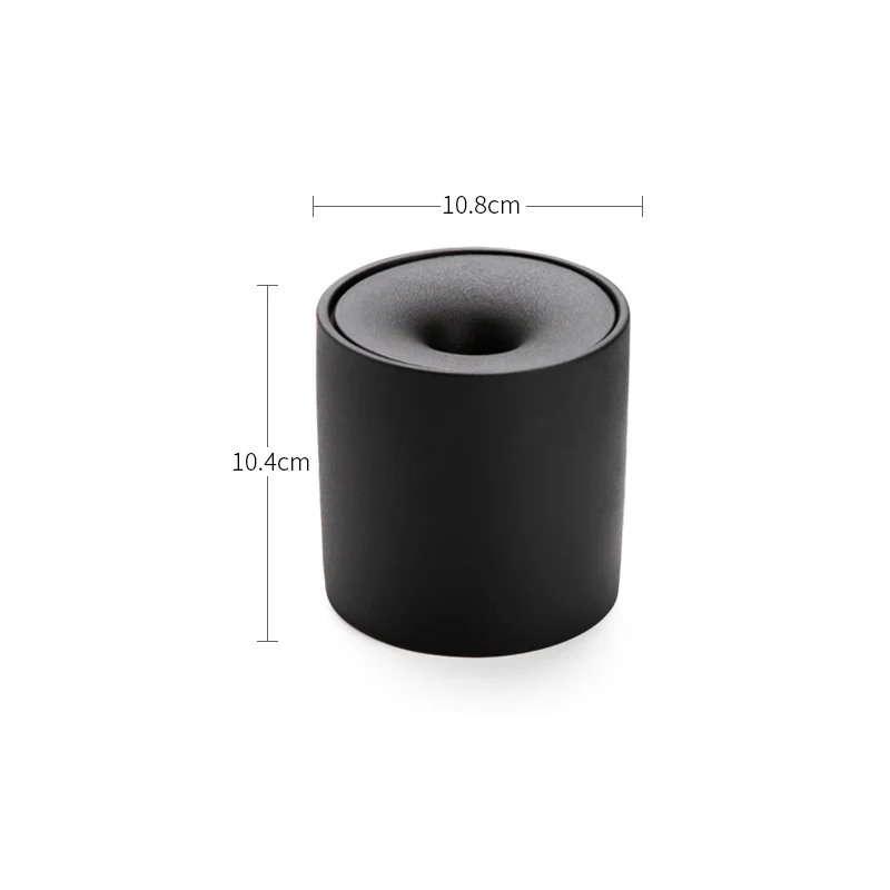 

Coarse Pottery Windproof Ashtray with Lid for Tabletop Gift for Friends Hotel Outdoor Home Decoration Smokeless Ashtray Holder