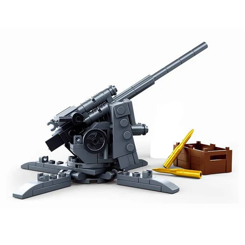 Набор строительных блоков MOC Military WW2 SWAT трехколесный, детские развивающие игрушки, подарок для детей, военная игрушка