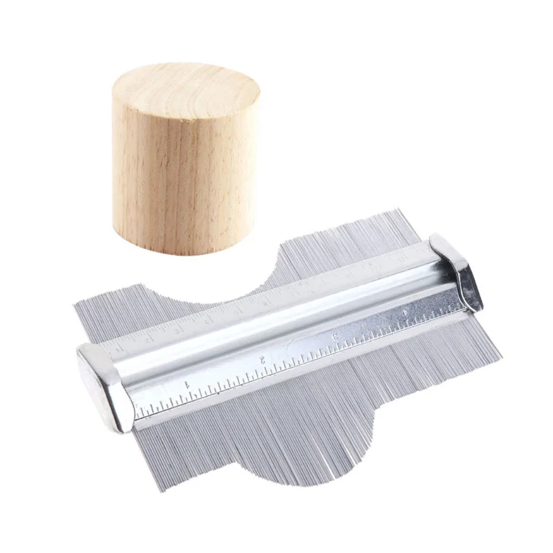 

125mm/5inch Profile Contour Gauge Metal Deep Decorating Tiling Template Tiles Tools Contour Gauge
