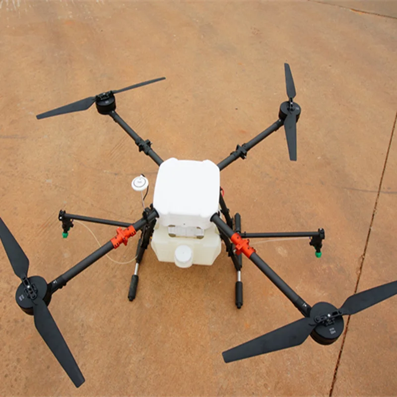 10л сельскохозяйственный беспилотник uav 10 кг 4 х осевой запечатанный распылитель с