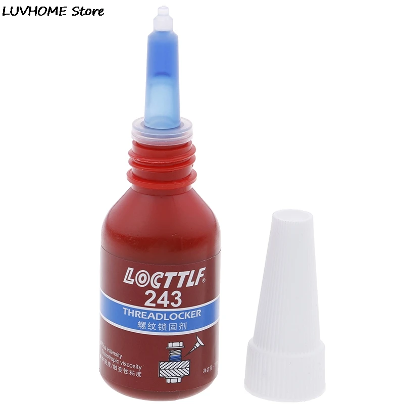 1pc 10ml Screw Glue Thread Locking Agent Anaerobic Adhesive 243 Glue Oil Resistance Fast Curing For All Kinds Of Metal Thread