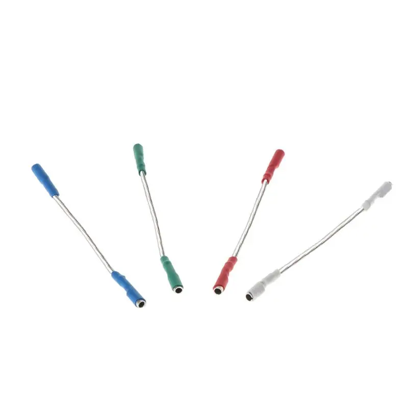 4 шт. универсальные серебряные выводы провода заголовки кабель 40 мм для контактов