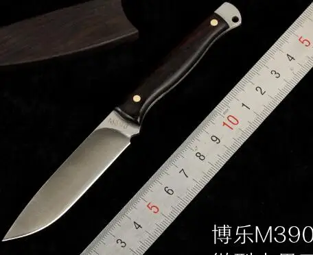 Настоящее M390 шведский порошок стали ручной работы шеф-повара нож для очистки овощей Ножи для резьбы Ebony Ручка
