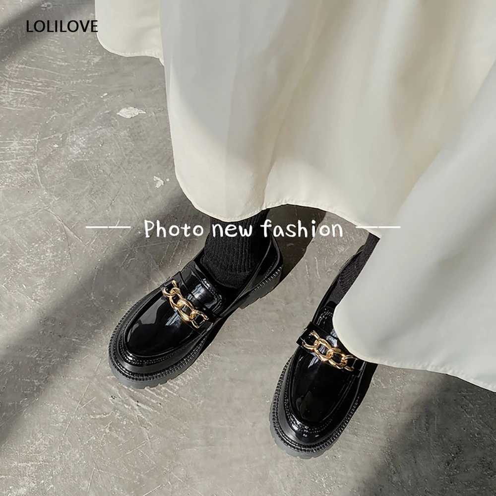 Женские туфли в стиле Лолита элегантная обувь из искусственной кожи готическом