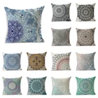 Чехол для подушки с мандалой, в богемном стиле, искусственное украшение для дивана и автомобиля, декоративный чехол для подушки 45 см * 45 см