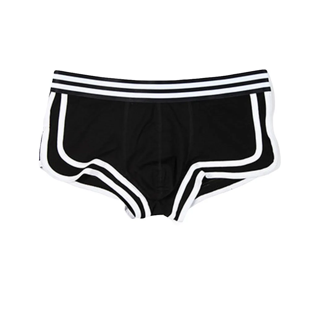 

Men's Soft Boxers Underpants Knickers Shorts Men Boxer Shorts Classic Striped Male Underpants U Convex Pouch Cueca Masculina