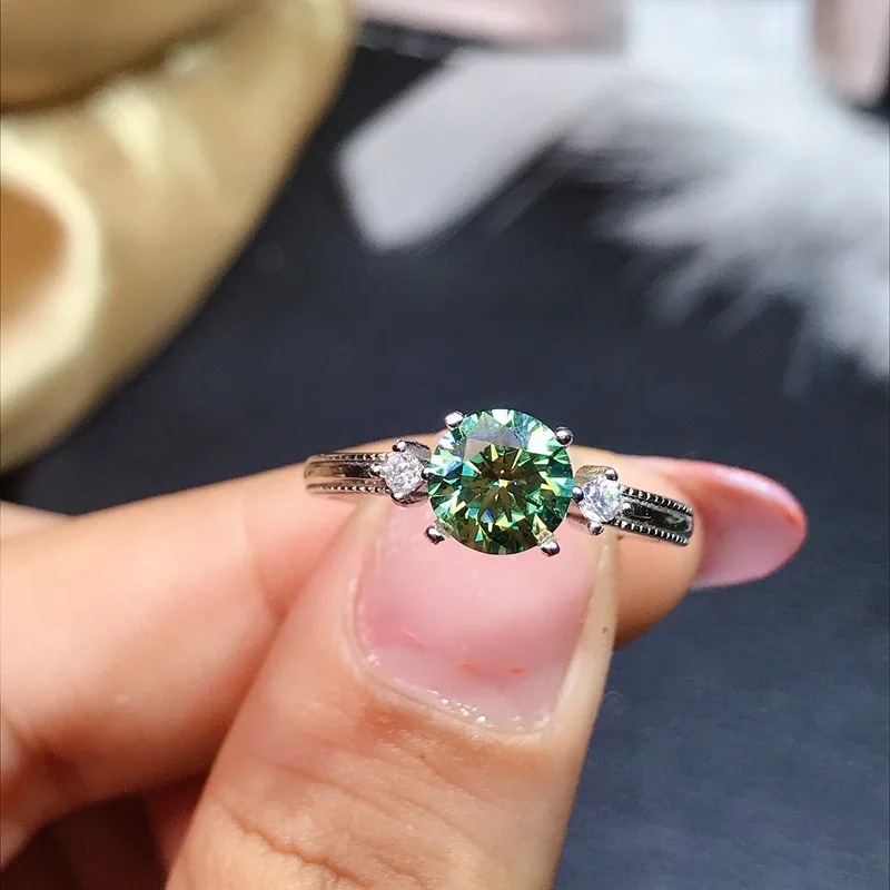 

Eternity Wedding Ring Fashion Honeycomb Design Inlay Dazzling Moissanite Fine Jewelry For Women Engagement Statement Gift
