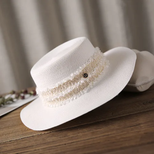 Белый 01904-jiejia116 Париж Дизайн белая бумага леди fedoras шляпа Открытый Женский Досуг праздник Джаз Кепка - Цвет: Белый