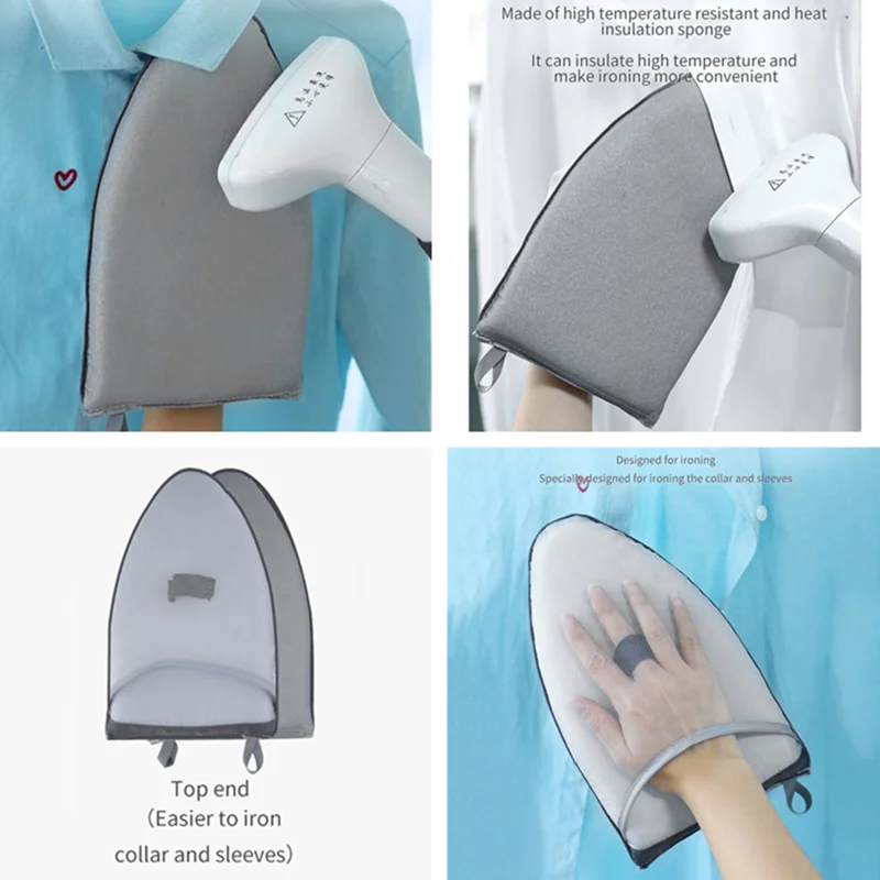 

Hand-Held Mini Ironing Pad Sleeve Ironing Board Holder Heat Resistant Glove For Clothes Garment Steamer Portabe Iron Table Rack