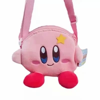 new winter kawaii takara tomy kirby plush toy cute anime cartoon star kirby messenger bag plush toys for girls birthday gifts