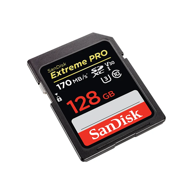Карта памяти SanDisk Extreme Pro SDXC класс 10 карта 128 Мб/с SD-карта 32 Гб SDHC 95 м/с 64 ГБ 256 170 видео