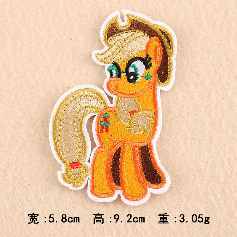 

Cartoon animal cloth patch Slim pony embroidery sewing hot cloth stickers high-end clothing accessories cloth stickers