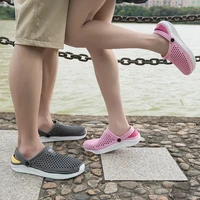unisex fashion summer beach sandals comfortable thick sole slipper waterproof anti slip sandal for women men 40