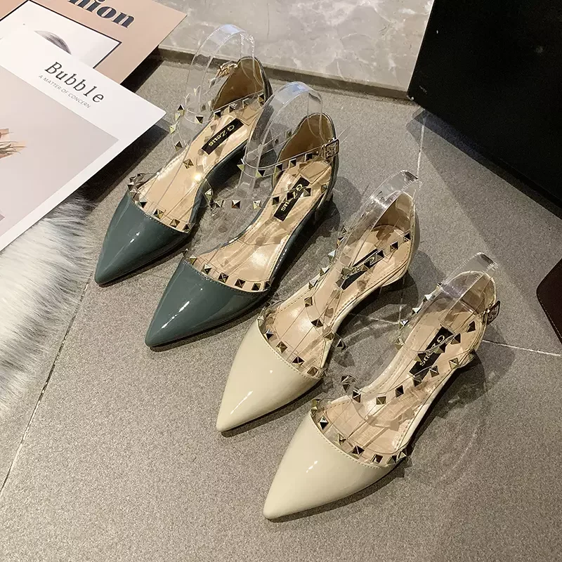 

2021 pointed shallow mouth low top women's shoes summer sandals sandals