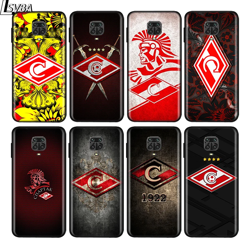 

Football Spartak Moscow For Xiaomi Redmi Note 9 9S 9T 8T 8 7 6 5 Prime Pro Max Prime 5A 4X 4 Soft Silicone Phone Case