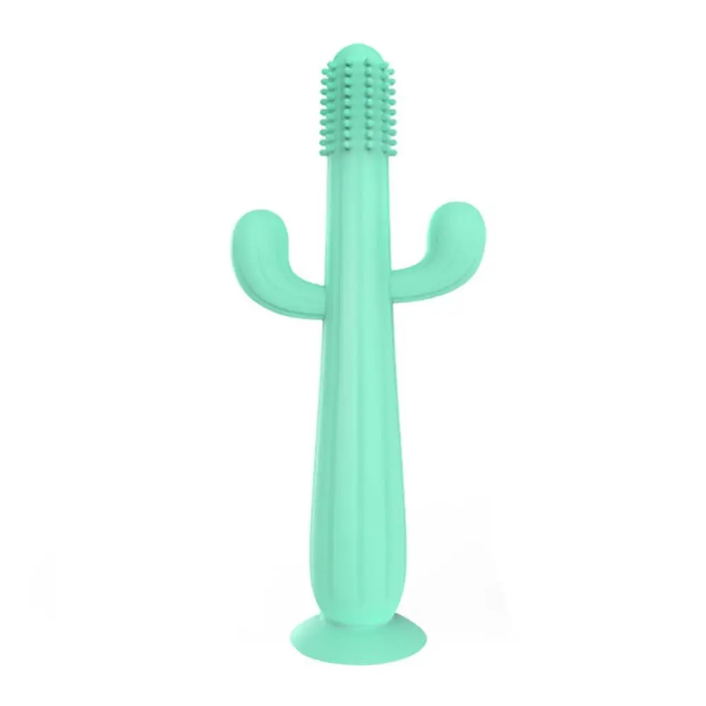 Детский Прорезыватель мягкий силиконовый Материал трехмерной кактус игрушка