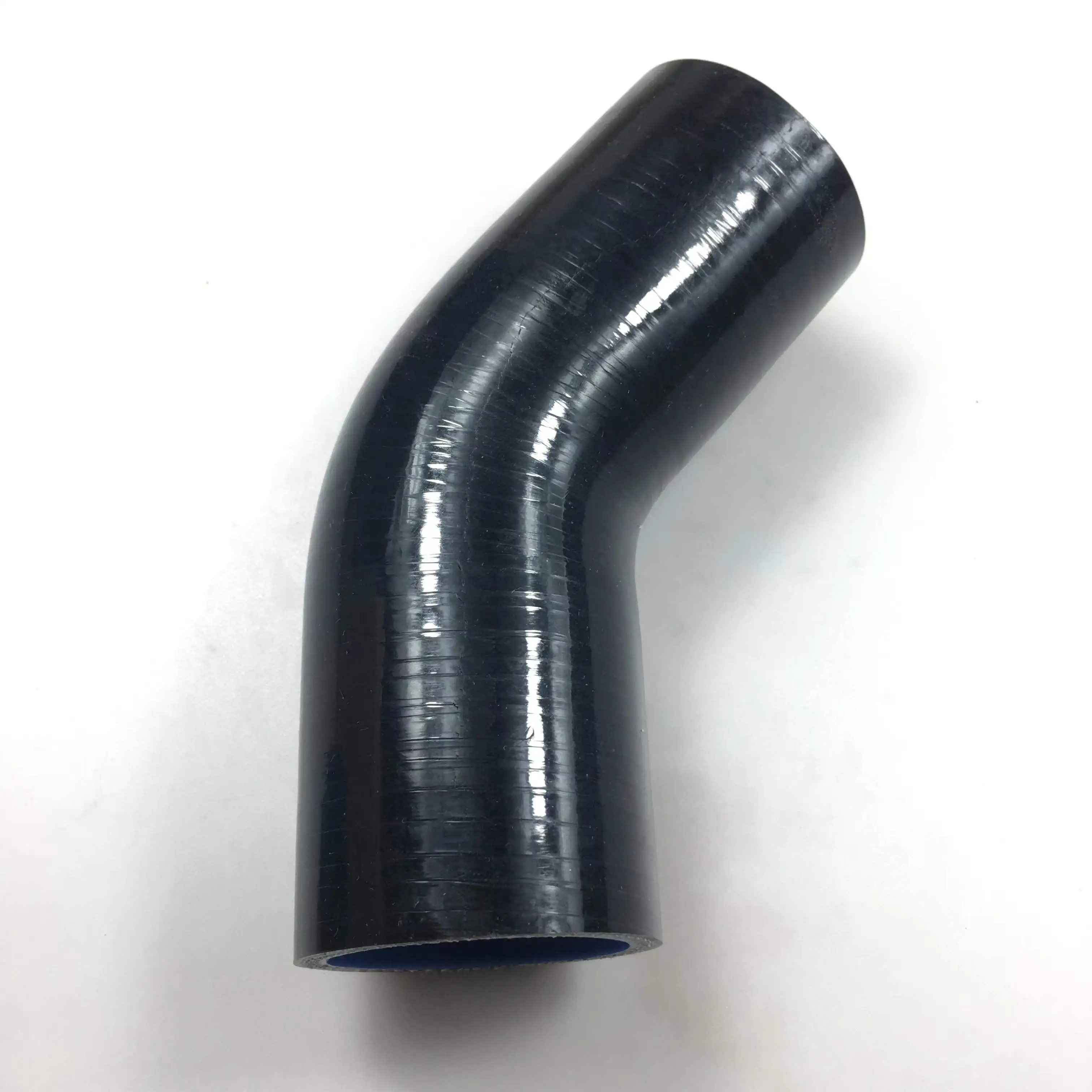 

45 Degrees Multiple Sizes Black Universal Silicone Tubing Hose Connector Intercooler 45 51 57 63 70 76 83 89MM