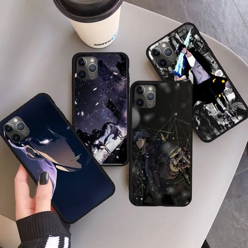 

solo leveling Japan anime Phone Case For iphone 12 11 13 7 8 6 s plus x xs xr pro max mini